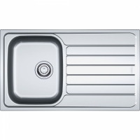 Franke SKL 611 Sağ Damlalıklı Tezgah Üstü Dekor Çelik Evye