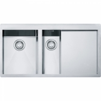 Franke PPX 251 Sağ Damlalıklı Tezgah Üstü, Tezgaha Sıfır Inox Çelik Evye